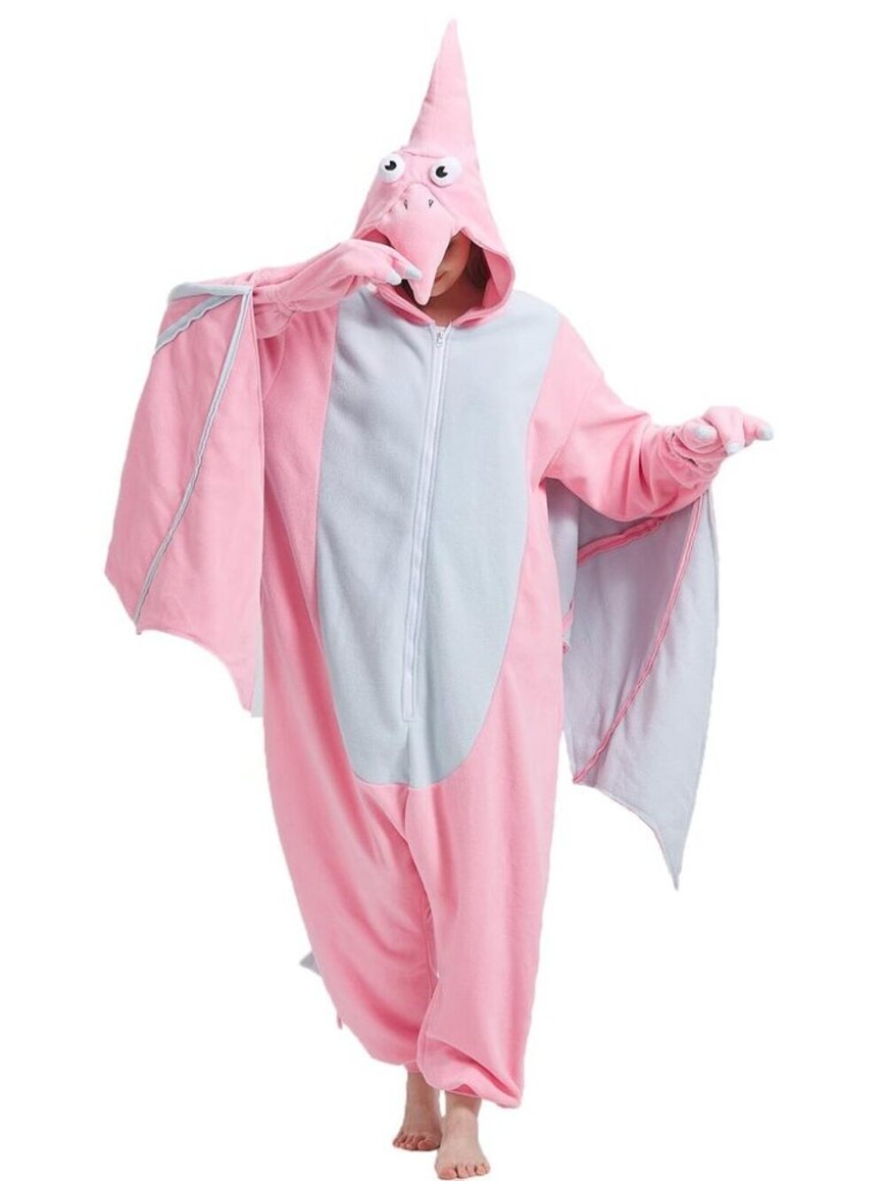 Pink Pterosaur Onesie Pajamas